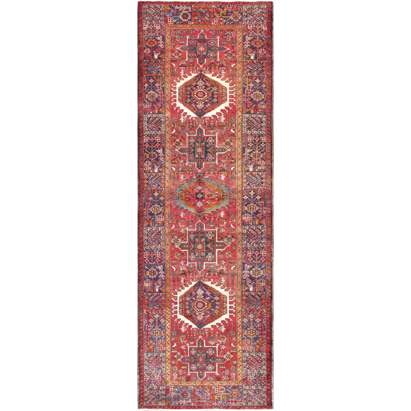 Vintage One-of-a-Kind 3'7" X 11' Area Rug