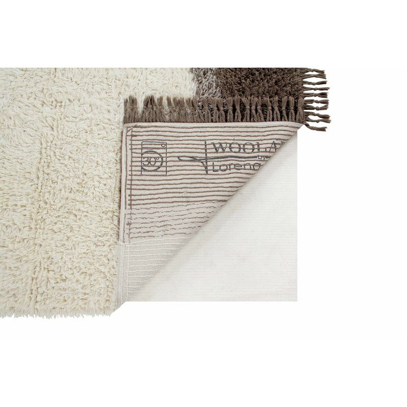 Tapis en laine Free Your Soul Forever Always, Rectangle 4 pi 7 po x 6 pi 7 po