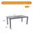Allen Patio Rectangular Dining Table with Umbrella Hole