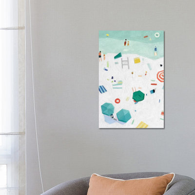 Beach Vista I by Emma Scarvey - Wrapped Canvas Painting