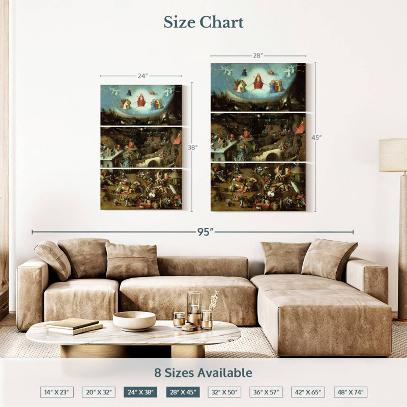 Adella Last Judgment, 38" H x 24" W