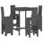 Avionne Brayden Studio Bar Set with Wood Frame and Solid Wood Outer Material-28987802