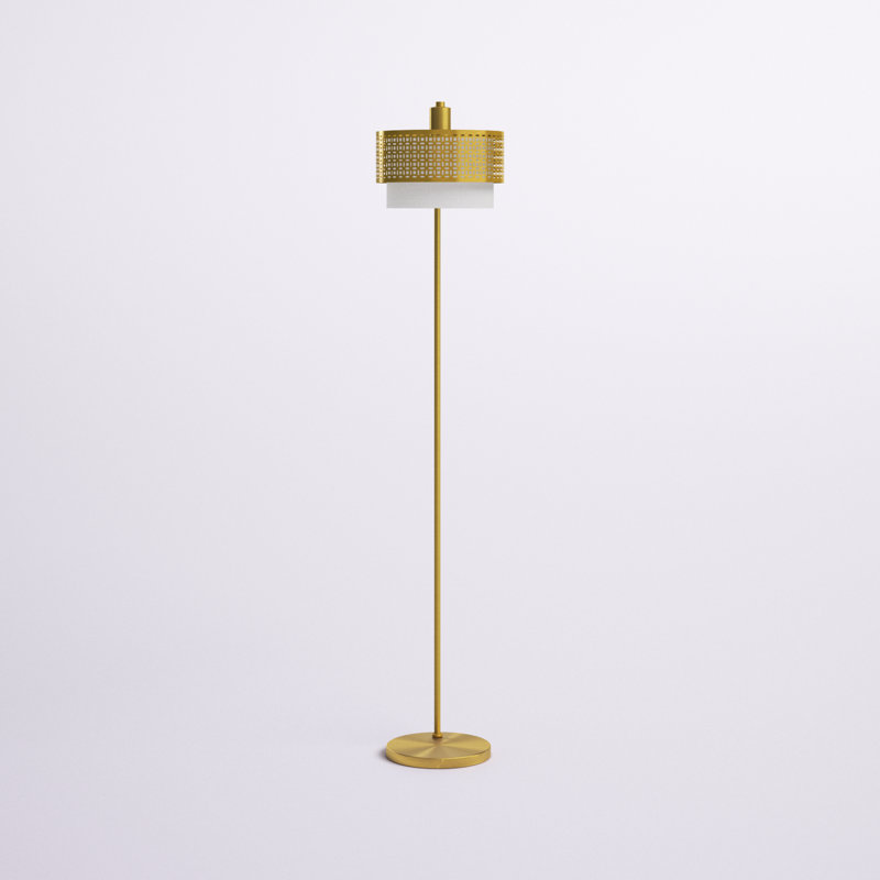 Palermo 65.25'' Gold Arched Floor Lamp