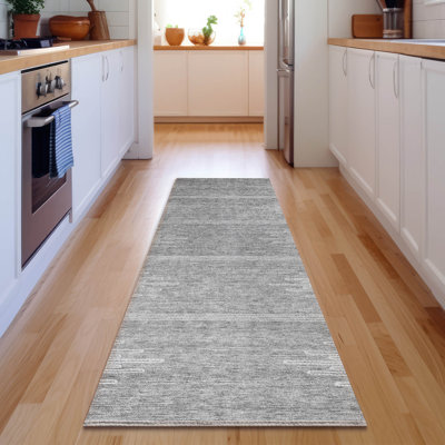 Premium Machine Washable Cerrito Gray Rug