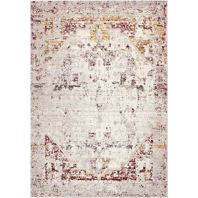 Donminique Geometric Indoor Rug, Rectangle 4' x 6'