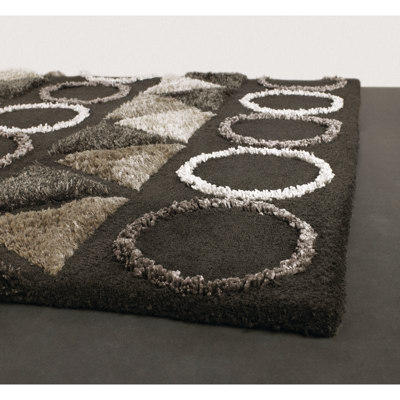 Tapis brun Chokan, 5 pi 6 po x 7 pi 9 po