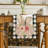 Buffalo Plaid Bunny Ear Foot Flower Easter Table Runner, Seasonal Spring Kitchen Dining Table Decoration For Home Party Decor-1691482494-1691482489