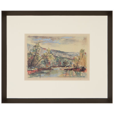 Land Color II par Daughdrill - peinture encadrée