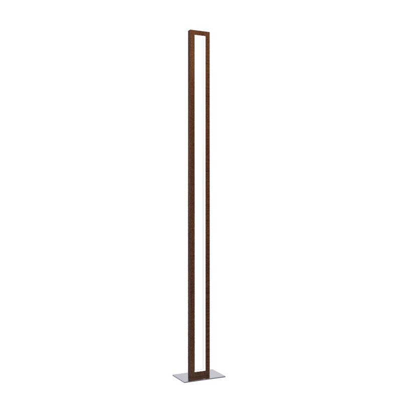 Lampe sur pied à DEL colonne 62 "Frame, Imbuia