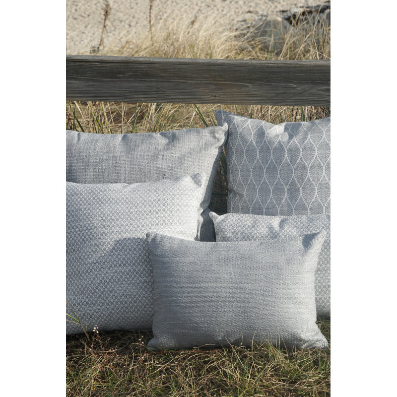 Indoor/Outdoor Pillow Cover & Insert, 20" x 20", Gray