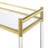 Carolina Acrylic/Glass Bar Cart