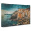 Riomaggiore Cinque Terre in Italy - Wrapped Canvas Painting Print-56629353