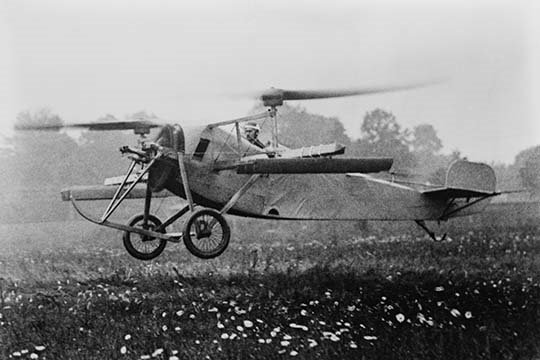 Hélicoptère allemand-reproduction de photo, H 24 po x l 36 po x P 1,5 po