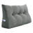 Sit-up Back Comfort Corduroy Bed Headboard Wedge Reading Pillow Triangular Backrest-99222256-99222259
