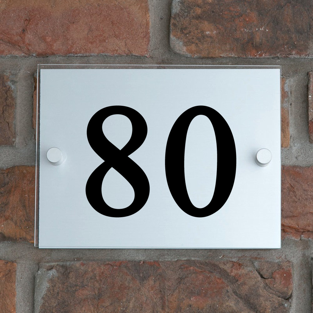 6in. Champy Surface/Flush Mount House Number