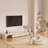 Cream style TV cabinet end table combination