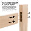 Lit superposé simple en bois Jhoselin-113538819