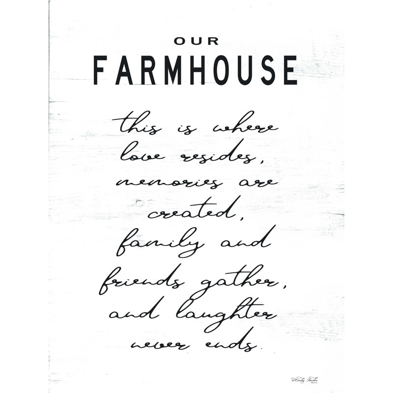 " Our Farmhouse ", 40" H x 30" W  