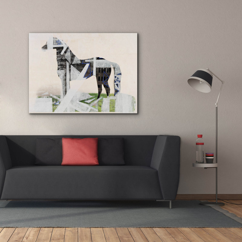  «Blinded Legacy» par Lori Arbel, art mural sur toile, 54 po x 40 po