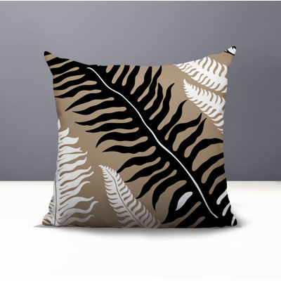 Glo Wild Ferns Reversible Indoor/Outdoor Square Pillow