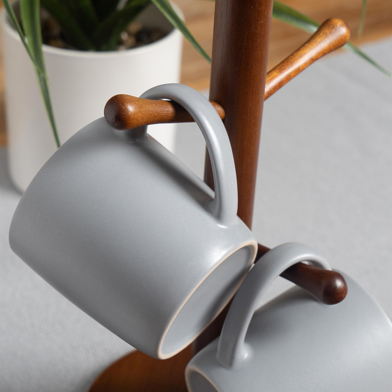 Porcelain Coffee Mug, Grey