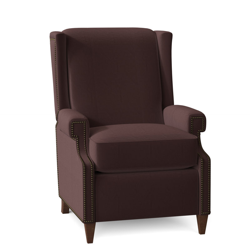 Newberry Recliner, Walnut, 1183 Dove, Power