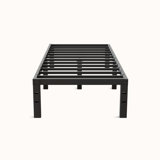 16"  Metal Platform Bed Frame with Heavy Duty Steel Slat Support, No Box Spring Needed