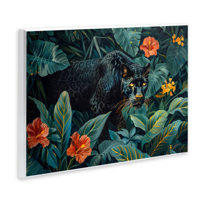 Panther's Exotic Paradise Wall Plaque, design by Ray Powers