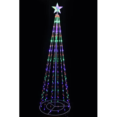 Christmas Tree Lighted Display