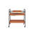 Serving Cart With Stemware Rack For Home Enhancement