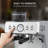 R.W.Flame Espresso Machine With Grinder,team Wand, Milk Cup&Self-cleaning Function For Home Barista