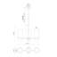 Luminaire suspendu pour îlot de cuisine 3 lumières Cyrus-66310898