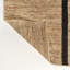 Tapis en jute rayé naturel / noir à motif rayé Olivier-1736833512