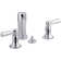 Bancroft Vertical Spray Bidet Faucet with Lever Handles