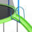 Trampoline with Slide and Swings with Basketball Hoop and Ladder with Net