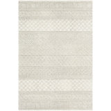 Abdera Geometric Hand-Tufted Wool Gray/Cream Area Rug