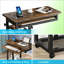 Table d'appoint avec roulettes, table mobile en C durable, bureau étroit, station de charge pratique