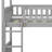 Analey Twin Over Twin House Bunk Bed With Slide-1028999519