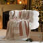 Double Stitch 100% Cotton Soft Knit Throw for Couch Geometric Pattern-108939588-108939591