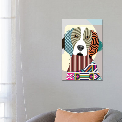 Welsh Springer Spaniel by Lanre Studio - Wrapped Canvas Graphic Art