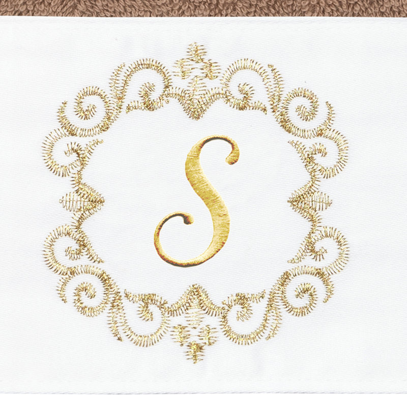 Winston Porter 100% Turkish Cotton Wensel 2PC Embellished Hand Towel Set, S