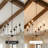 8-light Rustic Industrial Chandelier With Adjustable 60'' Chain