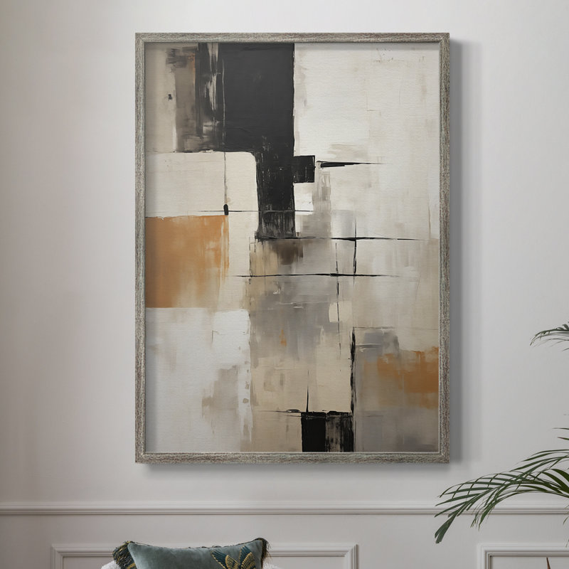 Reproduction encadrée ABSTRACT Series CECLXVI - bois massif, H 15 po x l 12 po