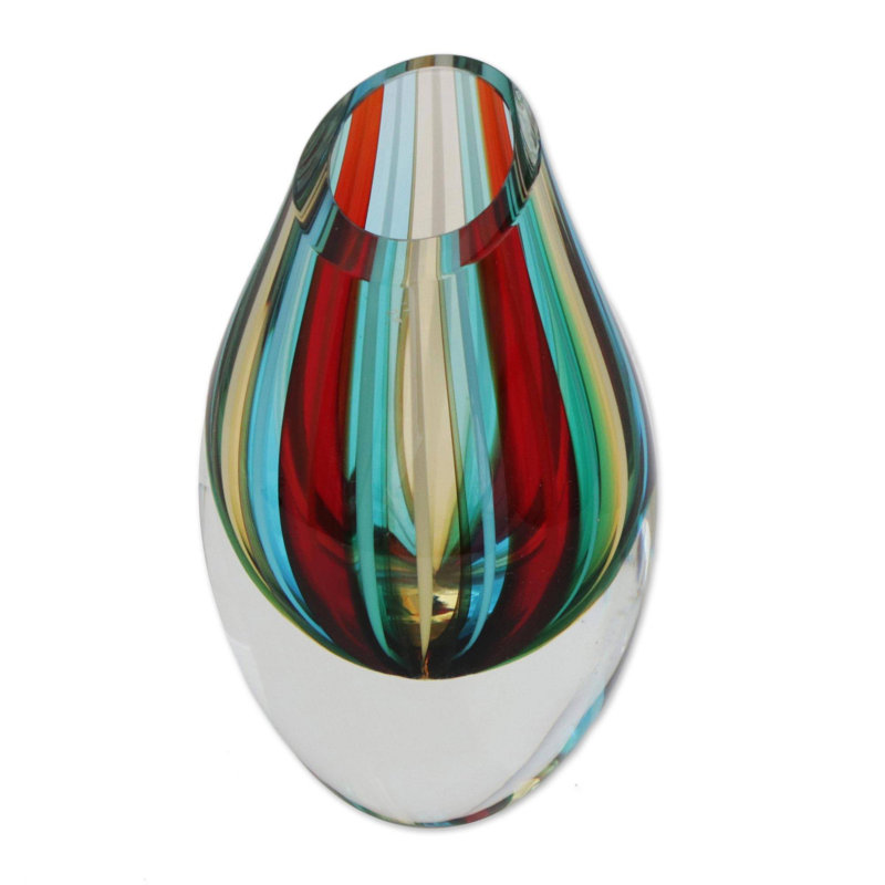 Sabion Handmade Glass Table Vase
