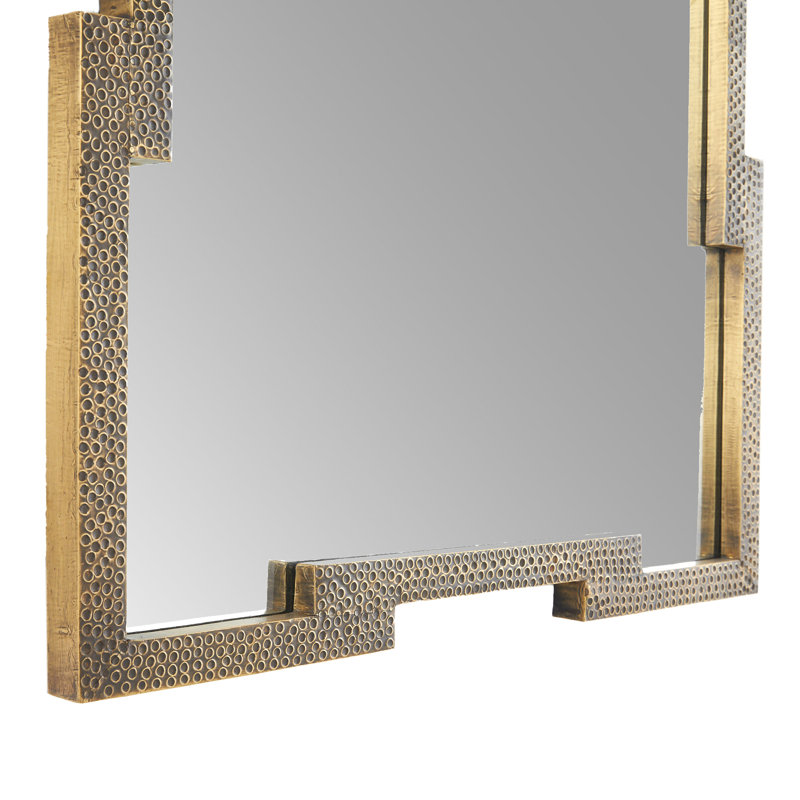 Creedence Rectangle Brass Mirror