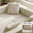 L Shaped Modular Sectional Couches Sofa,110" Corduroy Boneless Couches With Deep Seat And Movable Ottoman,Comfy Cloud Sofa For Living Room Bedroom,No Assembly (3 Seater)-160389127