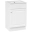 Meuble-lavabo de salle de bain avec lavabo, meuble-lavabo avec tablette de porte et tablette réglable-1091413067