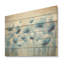 Cerulean Calm Poppy Dreams I - coquelicots, art sur bois de pin naturel-1283517617