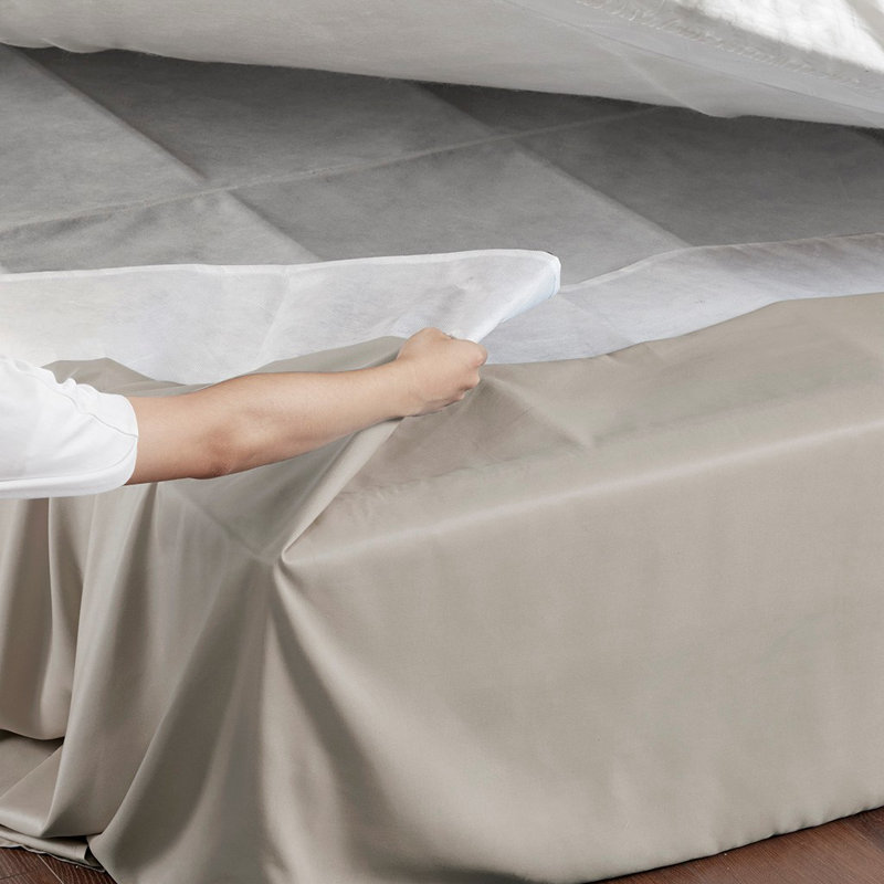 Jupe de lit ajustable, Kaki