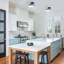 1-Light Industrial Semi Flush Mount Ceiling Light-495739654